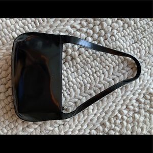 Furla Black Real Leather Shoulder Handbag